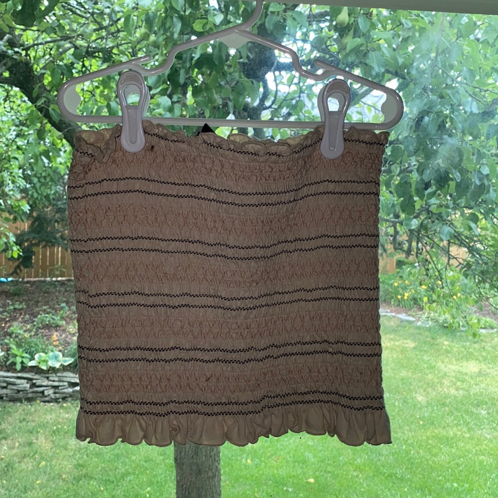American Eagle Tan Bando Top